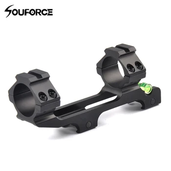 

Alluminium Alloy Hunting Optic Scope Mount Dual Ring with Spirit Bubble Level Fit 20 mm Picatinny Rail for Tactical Rifle Scope