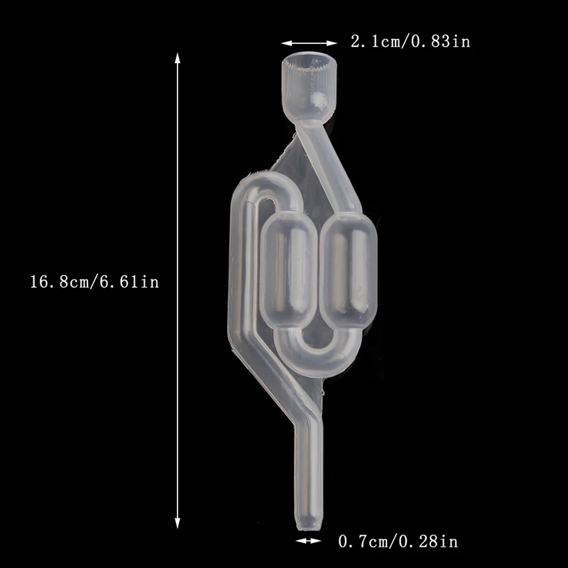 2 шт. воздушный замок пузырьковая втулка выхлопной воды уплотнительный клапан с пробковой пивной вина