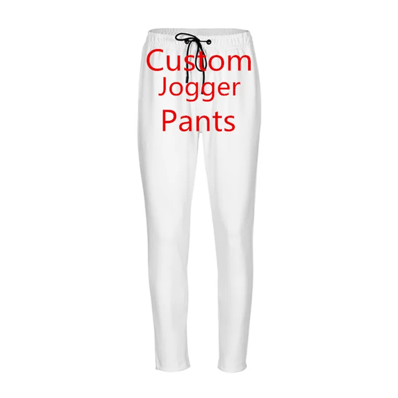 High Quality Customized Mens Fitness Pants Personality 3D Print Elastic Waist joggers Sweatpants Custom Trousers - Цена: 