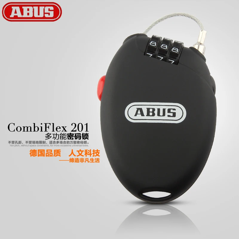 abus retractable cable lock