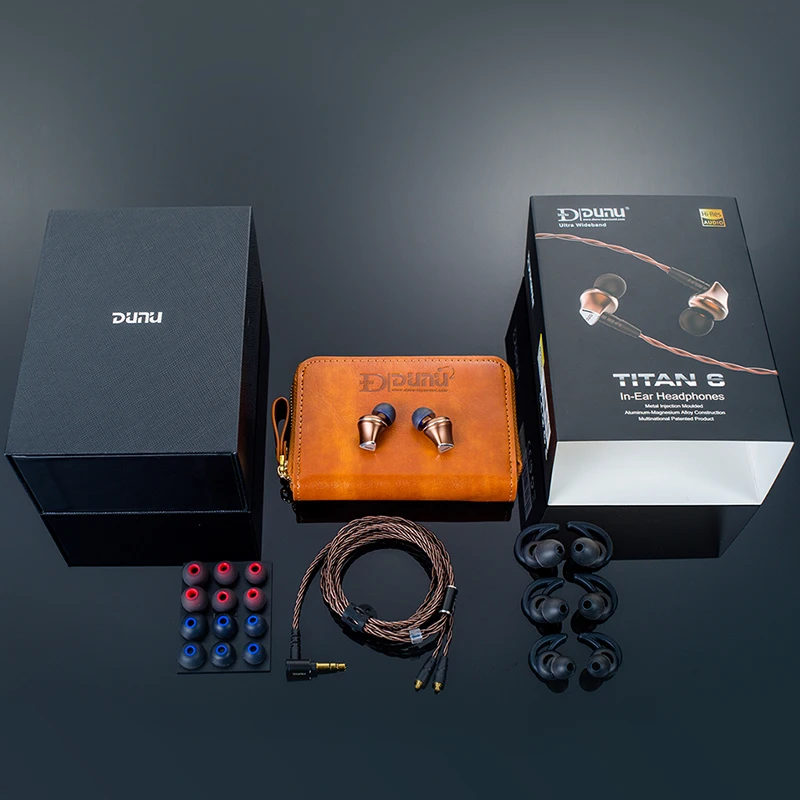 Danu TITAN 6 TITAN6 T6 Hi-Res Beryllium диафрагма Динамический драйвер Hifi аудио наушники-вкладыши IEM с MMCX съемный кабель