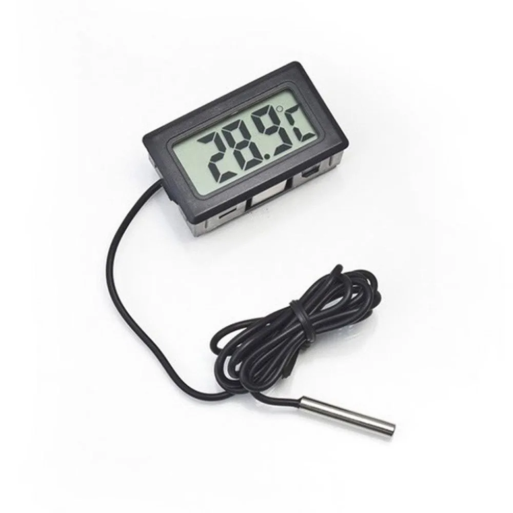 

Car Thermometer Mini Digital LCD Display Car Interior Temperature Meter Tools Thermometer Temperature Sensor -50 to 110