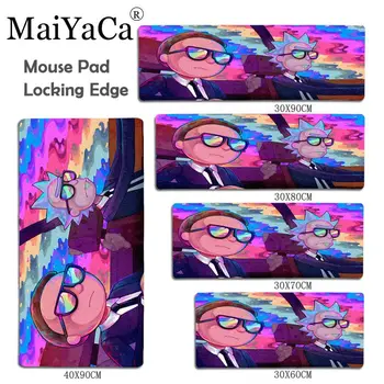 

MaiYaCa New Printed Rick and Morty Anime Large Mouse pad PC Computer mat Size for 300*600*2mm and 400*900*2mm Game Mousepad