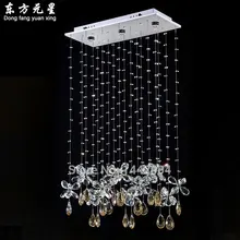 chandelier light crystal LED lamp butterfly design hanging light restaurant lighting L60*W25*H90cm