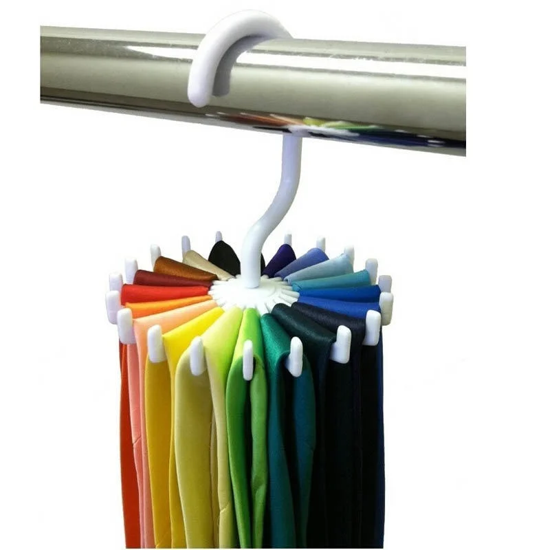 1 pcs High quality Tie Rack Adjustable Tie Belt Scarf Hanger Holder
