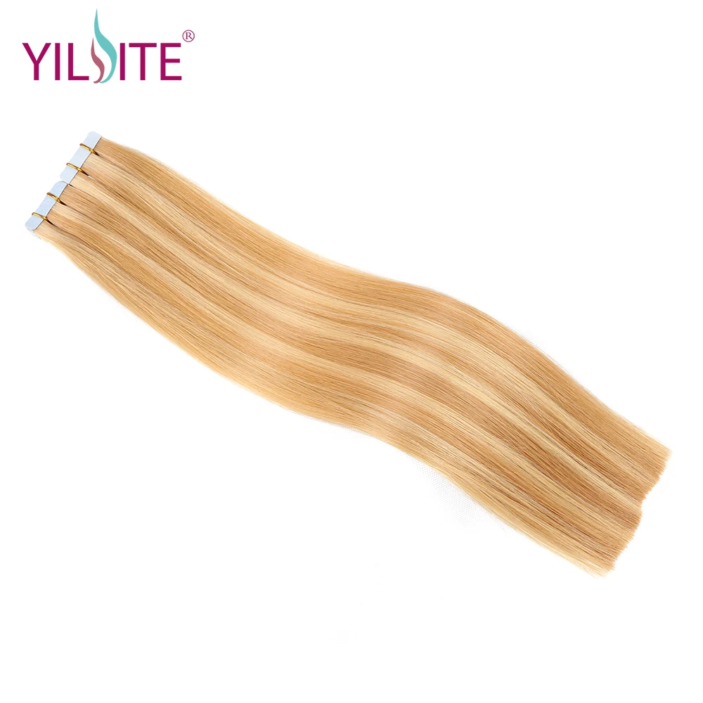 Yilite Double Sided Tape Hair Extensions 20pcs Adhesive Tape In 100