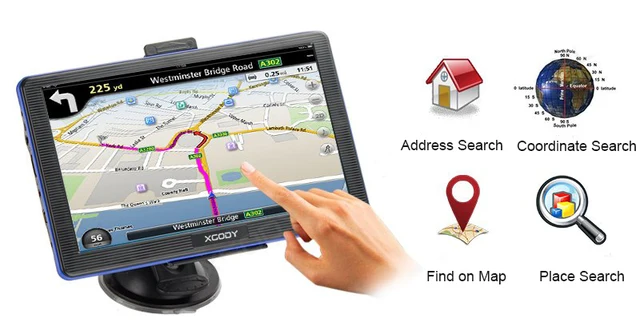XGODY 7 inch 886 samochód ciężarowy Nawigacja GPS 256M + 8GB pojemnościowy ekran FM Navigator + kamera cofania Rosja US AU 2018 UE darmowa mapa -