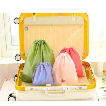 

Waterproof Drawstring Bag Wash Pouch Cartoon Travel Luggage Bags Clothes Storage Shoe Organizer Pocket Cosmetic Make Up Case