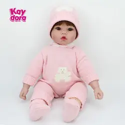 20 дюймов 50 см силикона Reborn Baby куклы реалистичные Мягкий винил реальные куклы для девочек живых дети Reborn игрушки на день рождения