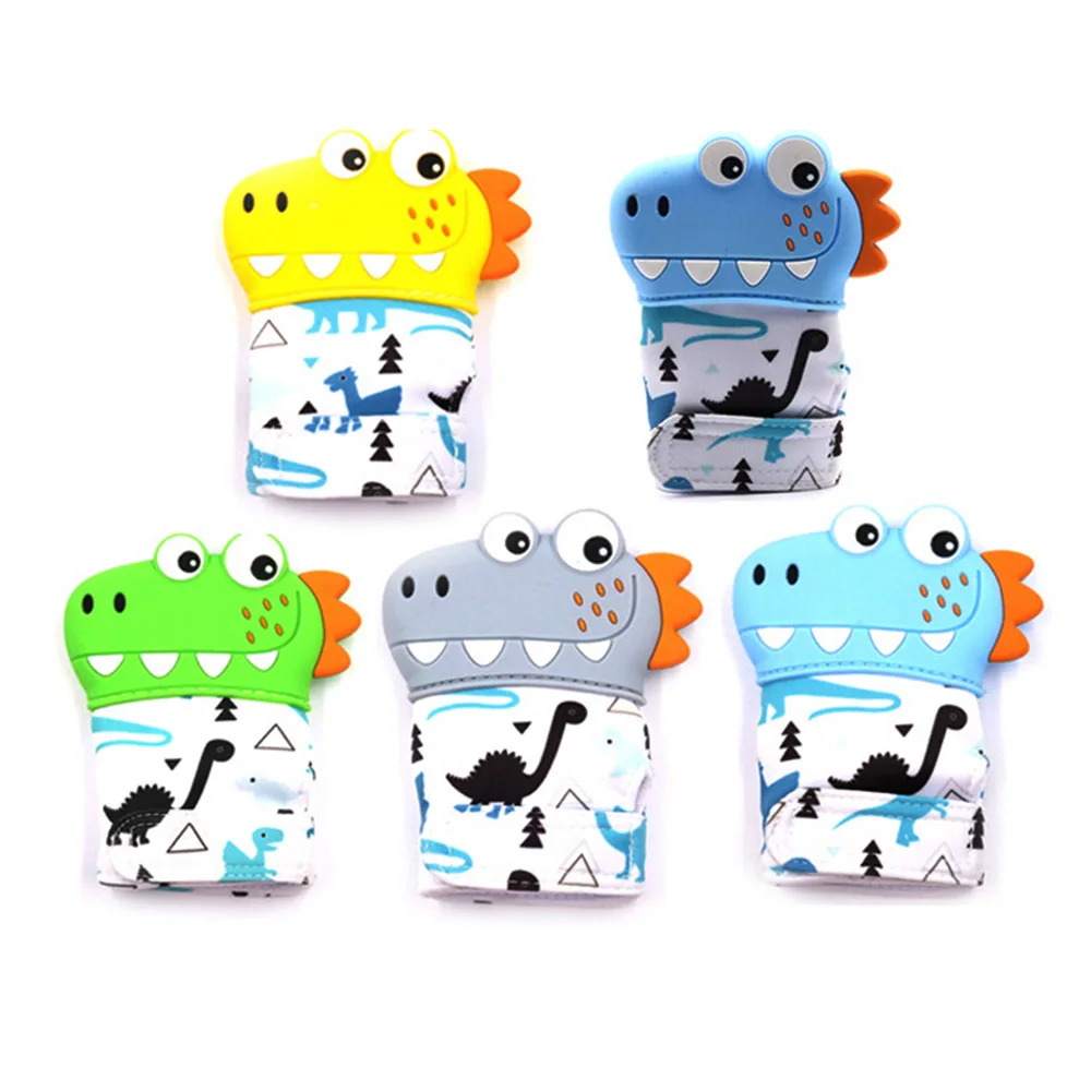 

Baby Teethers Teething Glove Child Sucking Fingers Thumb Sound Silicone Baby Nursing Teether Pacifier Newborn Dental Care