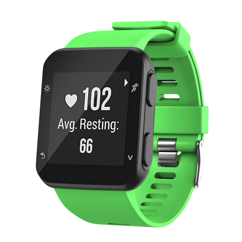 Silicone Watch Band Strap Bracelet + Tool Screws For Garmin Forerunner 35 JLRL88 | Электроника