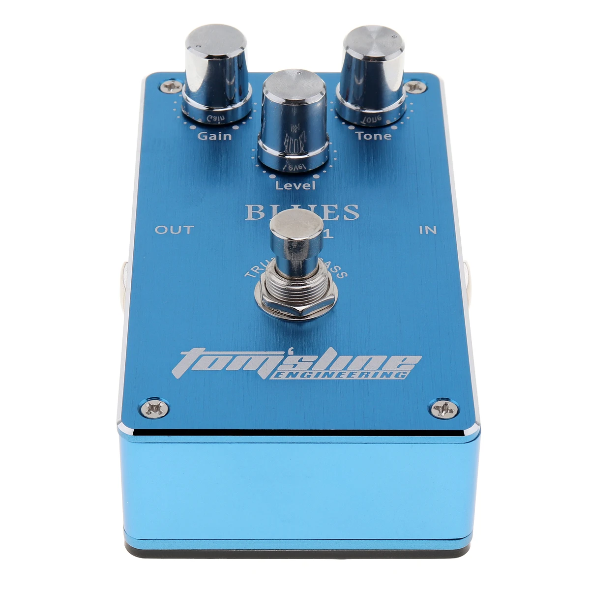 Durable Blues Distortion Electric Guitar Effect Pedal Aluminum Alloy
