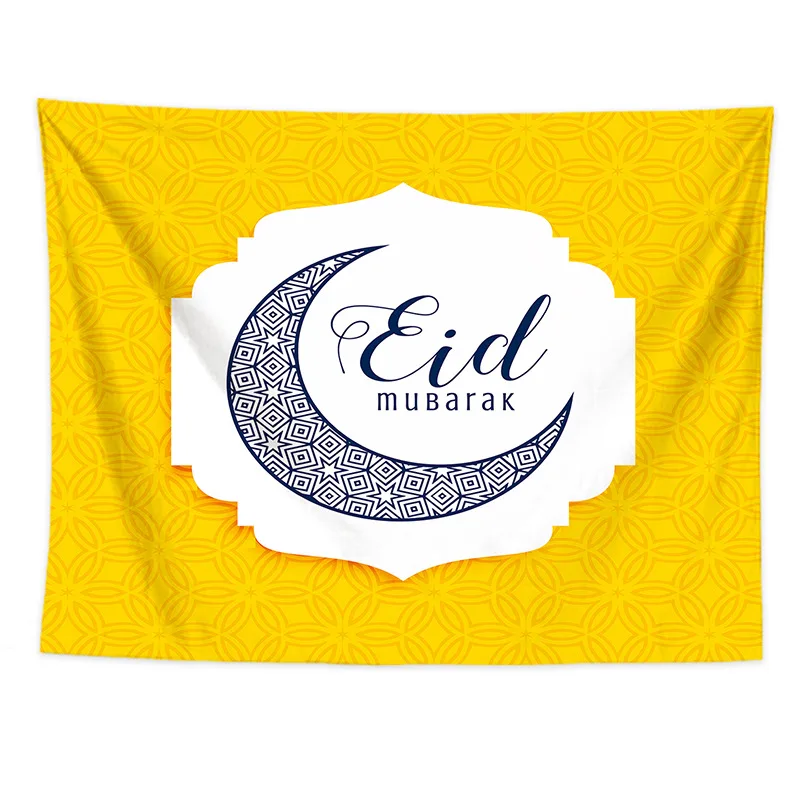 Рамадан украшения 150*130 см Eid Mubarak декоративный фон настенный гобелен Мубарак