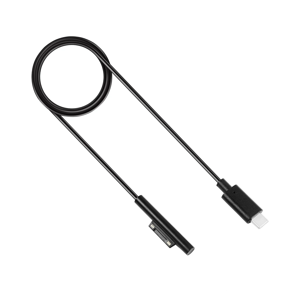 1 м usb type C 15 в PD зарядный кабель для microsoft Surface Pro3/Pro4/Pro5/Pro6 usb type C 15 в PD зарядный кабель