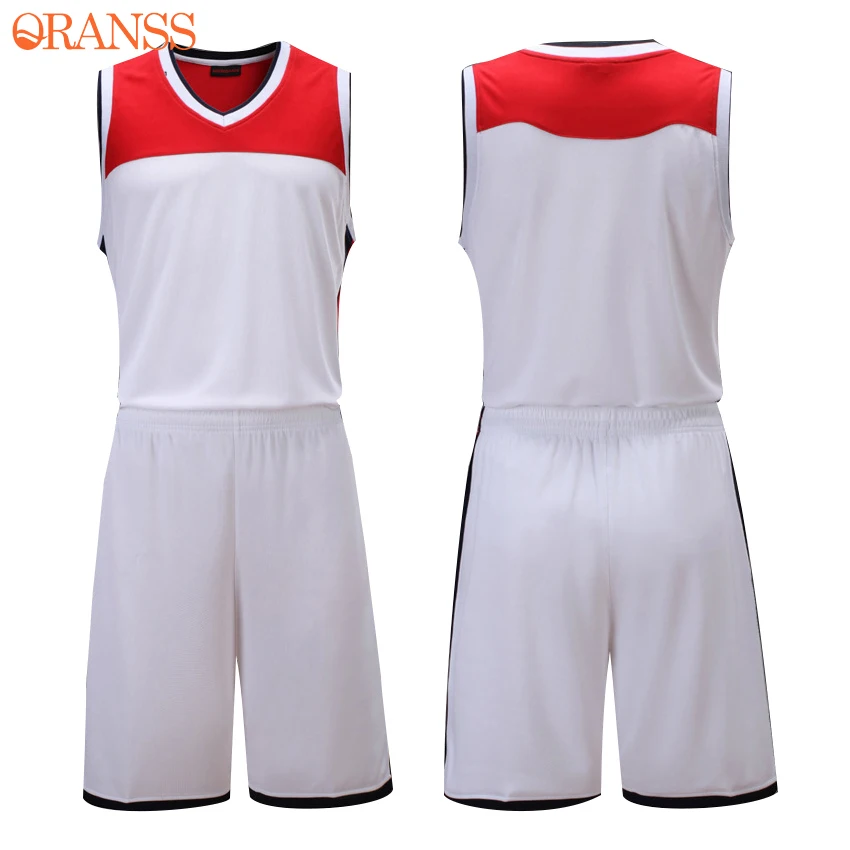 Man Throwback Basketball Jersey Set Adult Sportswear Sports Tracksuit