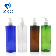 От 1 шт. 500 мл ПЭТ пластиковая бутылка с насосом для лосьона с зажимом многоразовая бутылка