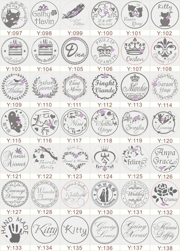 1 DIY customize double Name 2 initials personalized Letter stamp/Sealing Wax /wedding Wax Seal Stamp Custom invitations envelop