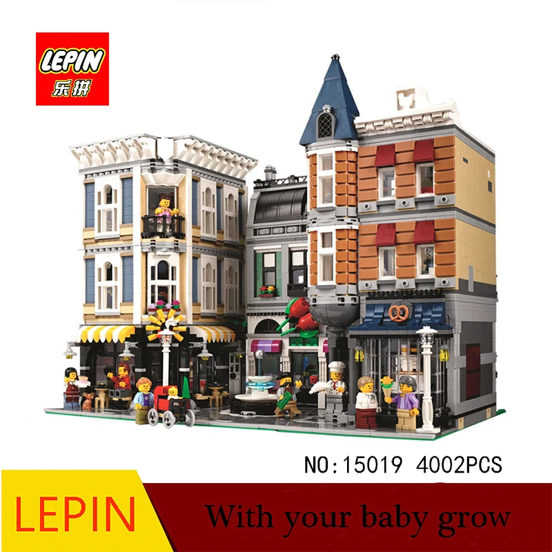 

DHL Lepin 15019 4002Pcs MOC Creative Series 15019B 4122Pcs The Assembly Square Set Building Blocks Bricks Toy block 10255