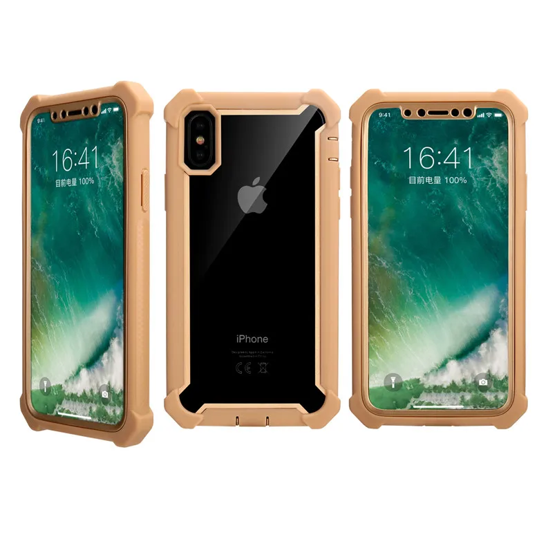 Shockproof Sturdy Cover Heavy Duty Protection Armor Phone Case for iPhoneXS Max iPhoneXR iPhoneX iPhone8
