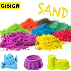 Масса для лепки волшебный песок развивающие цветные динамический песок Крытый Arena играть дети игрушечные лошадки Для Детей Космический