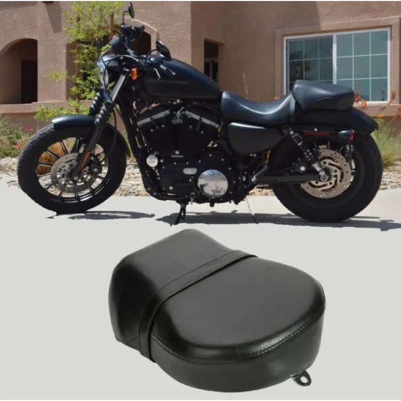 Siège Passager Moto Pour Harley Sportster 48/72 XL883/1200 2010-2015 - Simili Cuir