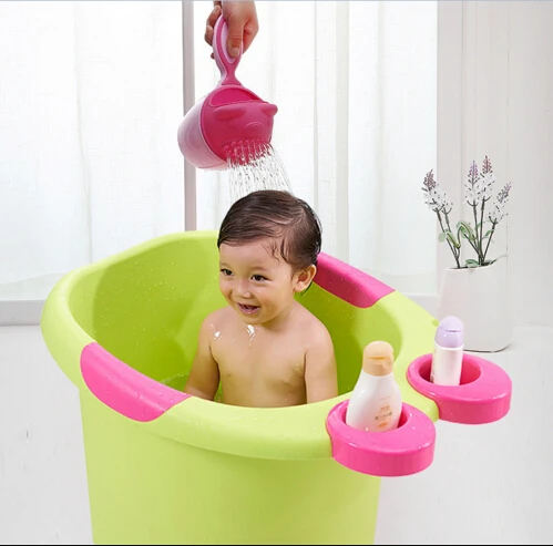 Baby Bath Rinse Cup Waterfall Rinser Kids Bathing Shower Hair Wash Cute Solid Convenient Home Bathroom Stock