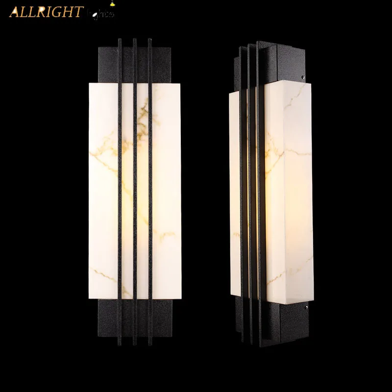 

led MARBLE WALL MOUNTED LAMP IP65 waterproof for bedroom gate park free shipping for new decoration