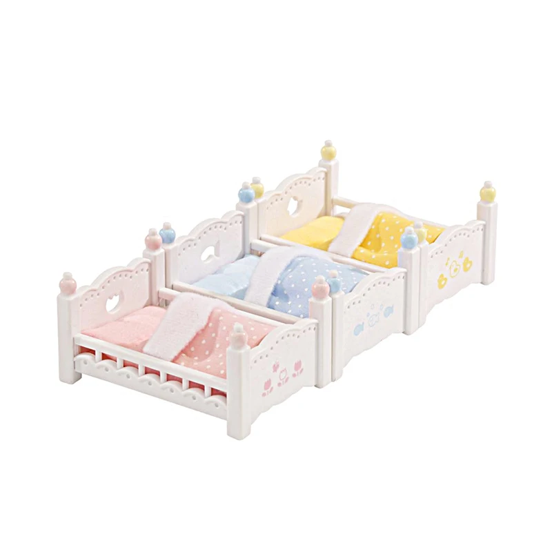 Набор для кукольных домиков Sylvanian Families трехъярусная кровать аксессуары подарок