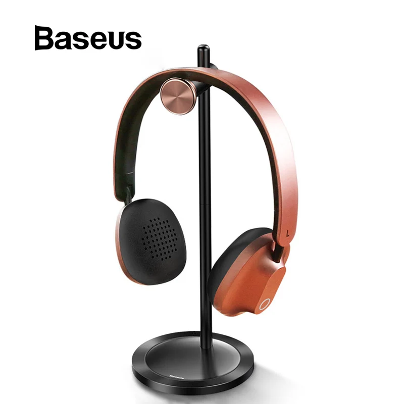 

Baseus Headphone Holder Rack Adjustable Hight Metal Headset Stand Desk Display Earphone Hanger Universal Headphone Accessories