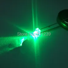1000 шт 1,8 мм зеленые ультра яркие прозрачные зеленые светодиодные лампы
