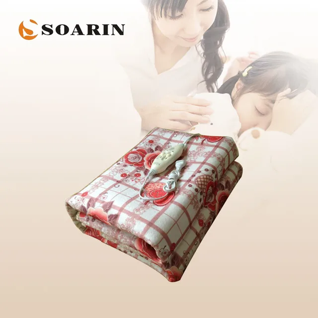 Электрическое одеяло SOARIN, одиночное электрическое одеяло с подогревом 220 В 150*170, электрическая грелка Manta, теплое одеяло, грелка для тела 1
