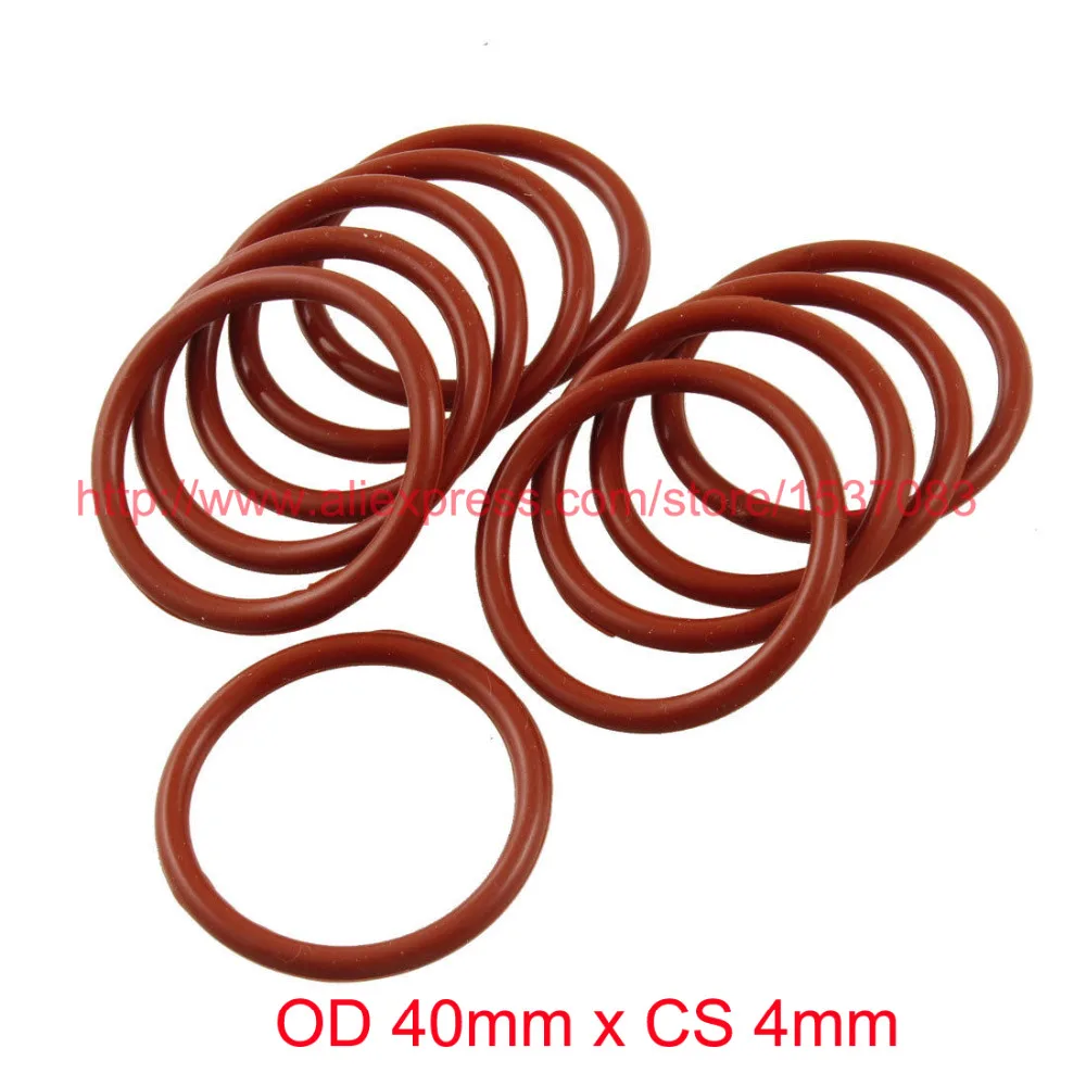 OD 40mm x CS 4mm silicone rubber gasket seal o ring | Обустройство дома