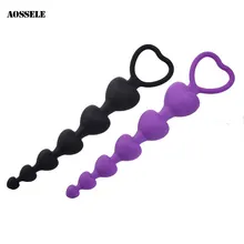 Silicone Anal Butt Plug Stimulation Masturbation Jelly Anal Plug Bead Anal Dildo Sex Toys For Women/Men/Gay Sex Product