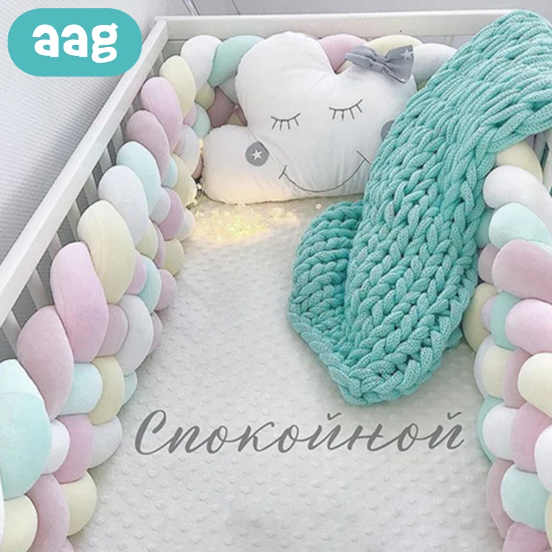 AAG 2 M 4 strand бампер для детской кровати ручная работа узелковая тесьма плетение