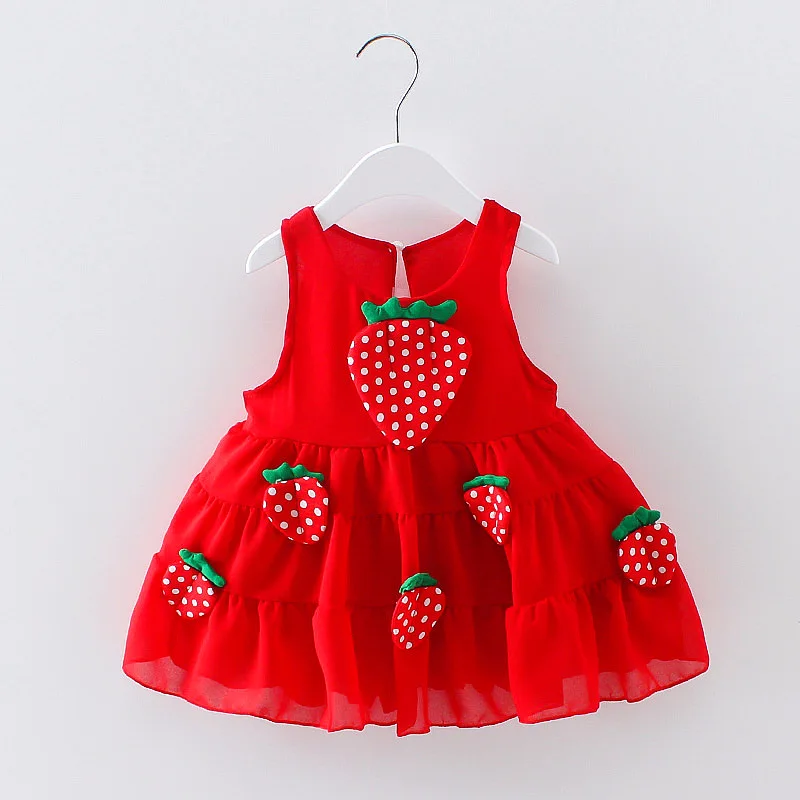 strawberry dress for baby girl