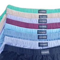 7XL  8XL 100% cotton  Big size underpants men's Boxers plus size  large size shorts breathable cotton underwear 5XL 6XL 4pcs/lot