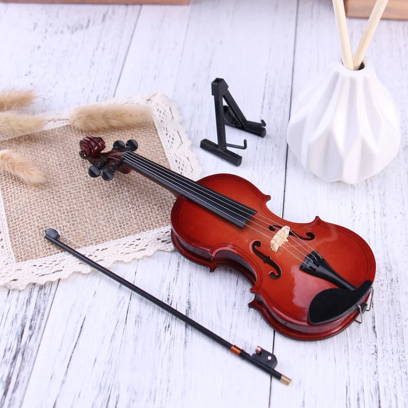 Подарки Скрипка музыкальный инструмент миниатюрная копия с Чехол