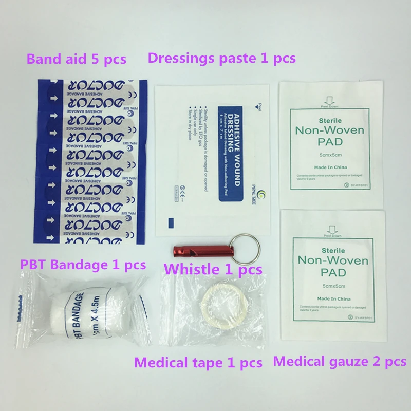 Аварийный комплект, сумка для выживания, Семейный комплект первой помощи, спортивные дорожные комплекты, домашняя медицинская сумка, открытый автомобиль, сумка для первой помощи