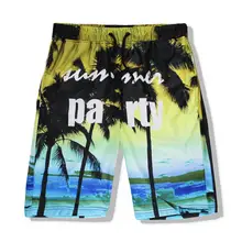 Летние мужские шорты пляжные хлопковые быстросохнущие сетчатые кружевные мужские пляжные шорты Мода мужские шорты свободные короткие