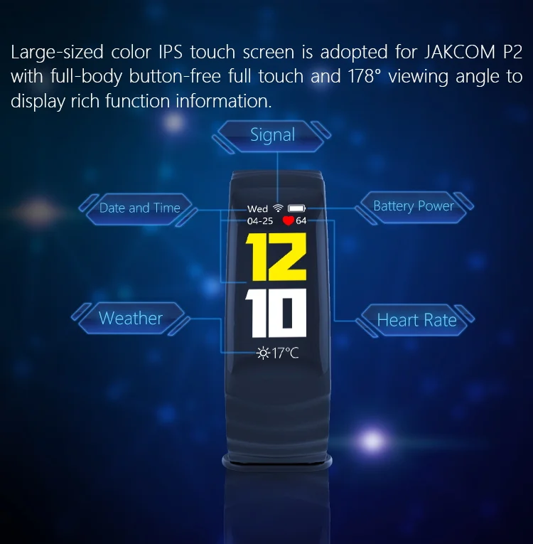 Hot Sale Jakcom P2 Professional Smart Sport Watch In Smart Watches As Smartch Watch Jam Tangan Pria Wrist Watch Cell Phone