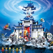 2017 Compatible LegoeINGly NinjagoINGlys Temple Figures With Weapon Ninja Sets Bricks Kai Jay Cole Zane Nya