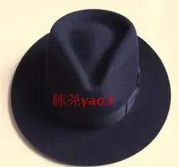 Wool Fedora Hat Unisex Felt Fedoras Hats Adult Fashion Trilby Hats Popular Headwear Wool Fedora Trilby Hats Man's Cap  B-8130 - Image 4