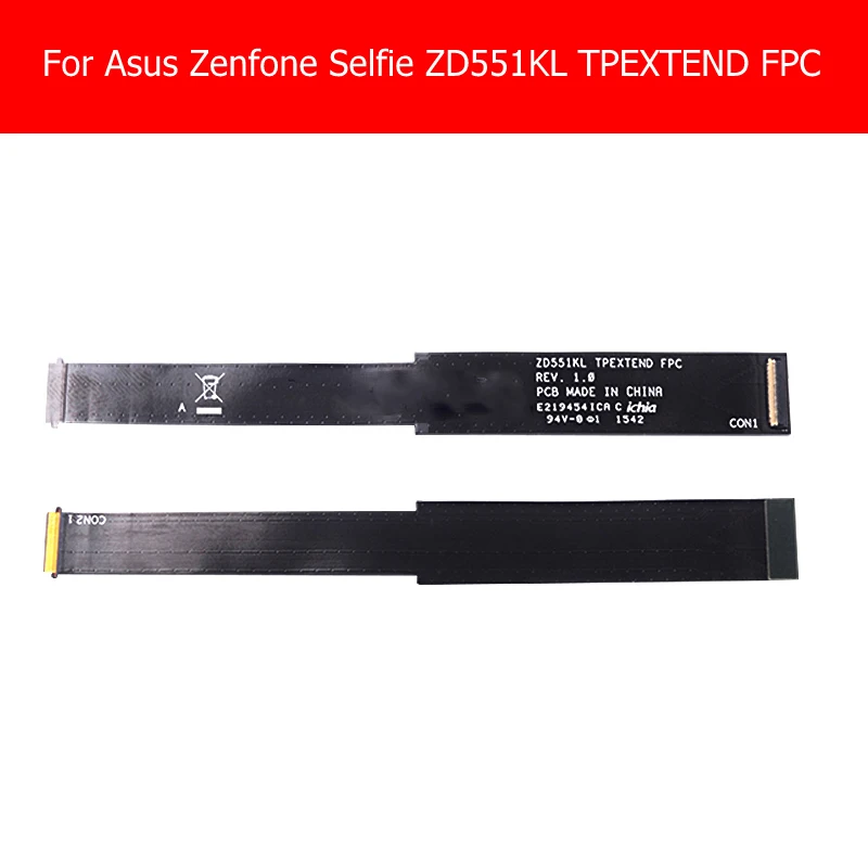 100% Geniune сенсорный панельный тестовый гибкий кабель для Asus Zenfone Selfie ZD551KL Z00UD TPEXTEND FPC