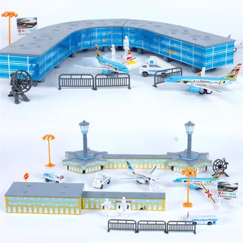 

Children's Simulation Airport Sand Table Model Airport Assembled Toy Simulated Scene Toys