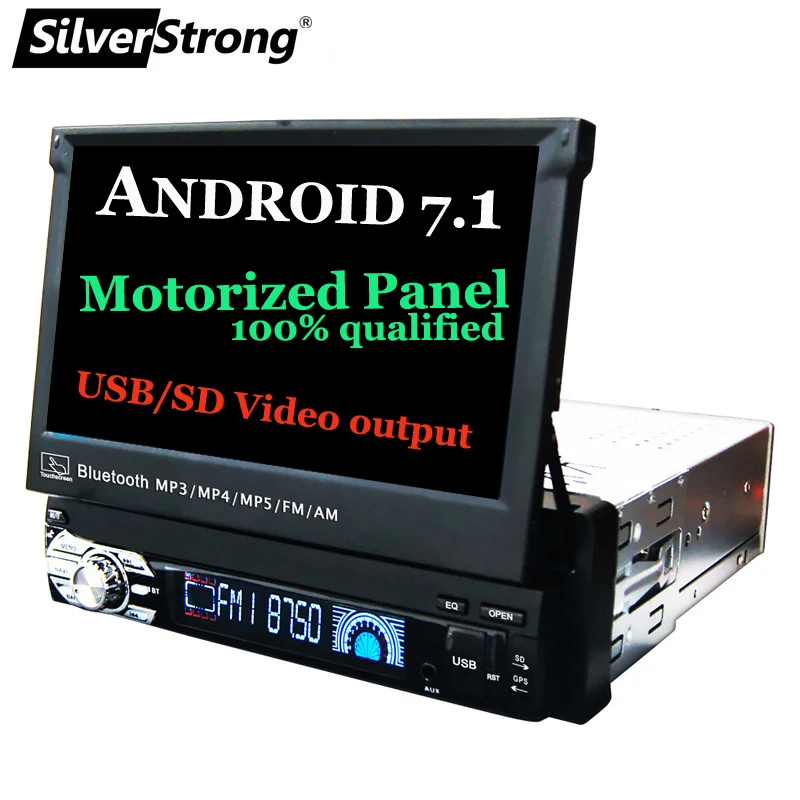 

SilverStrong 1Din Android8.1 Universal 7inch Car DVD Auto Radio Android Car Stereo Universal multimedia by Kaier produces