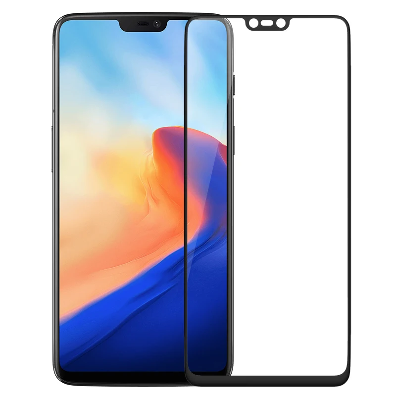 3D изогнутое закаленное стекло для Oneplus 6 полное покрытие 9H защитная пленка