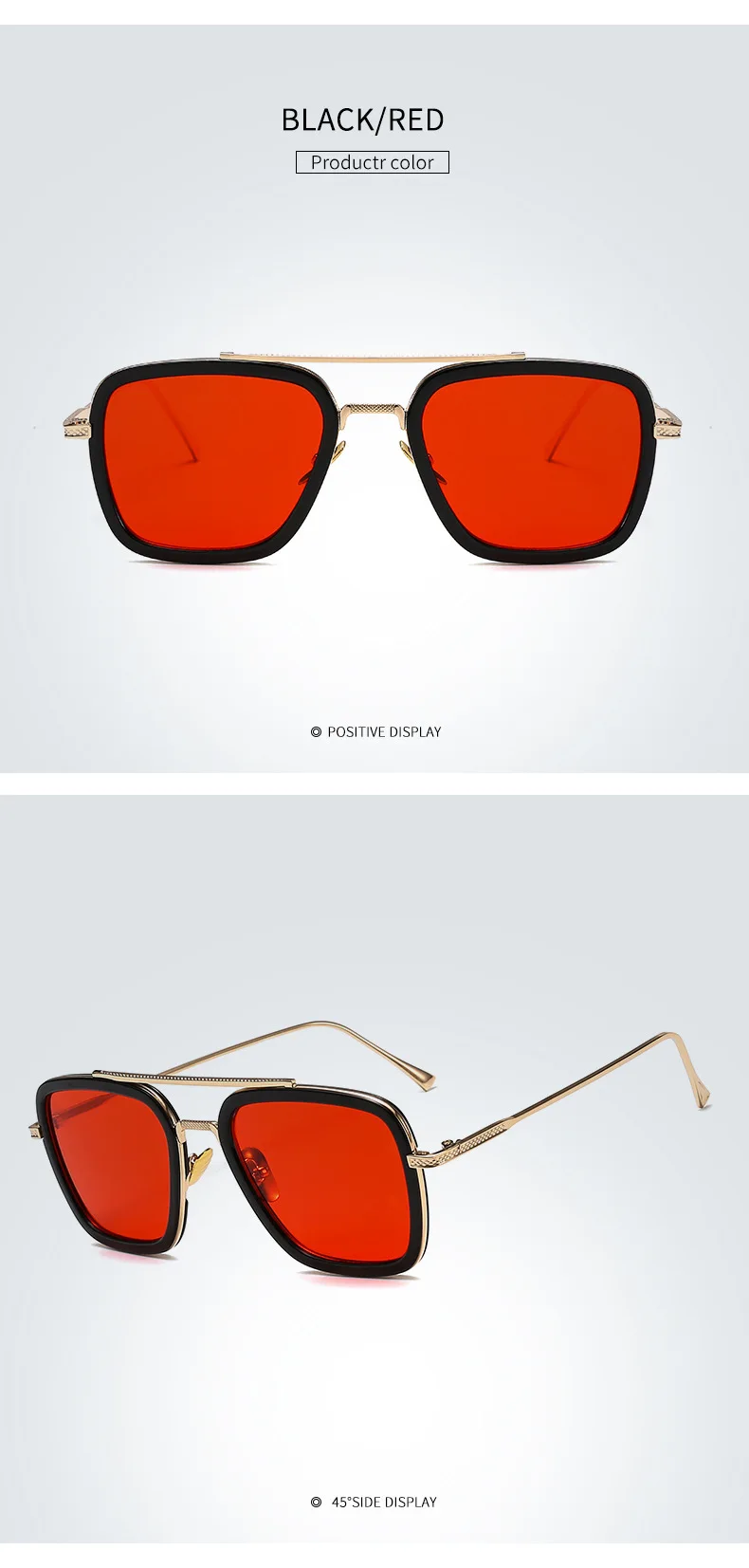 Мстители Бесконечность войны Tony Stark Железный человек супер солнцезащитные очки-звездочки для мужчин и женщин классический фирменный дизайн квадратные солнцезащитные очки для мужчин
