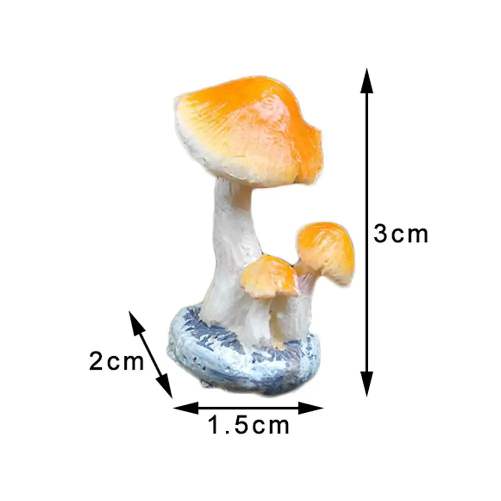 Моделирование мини смолы садоводства украшения маленький гриб