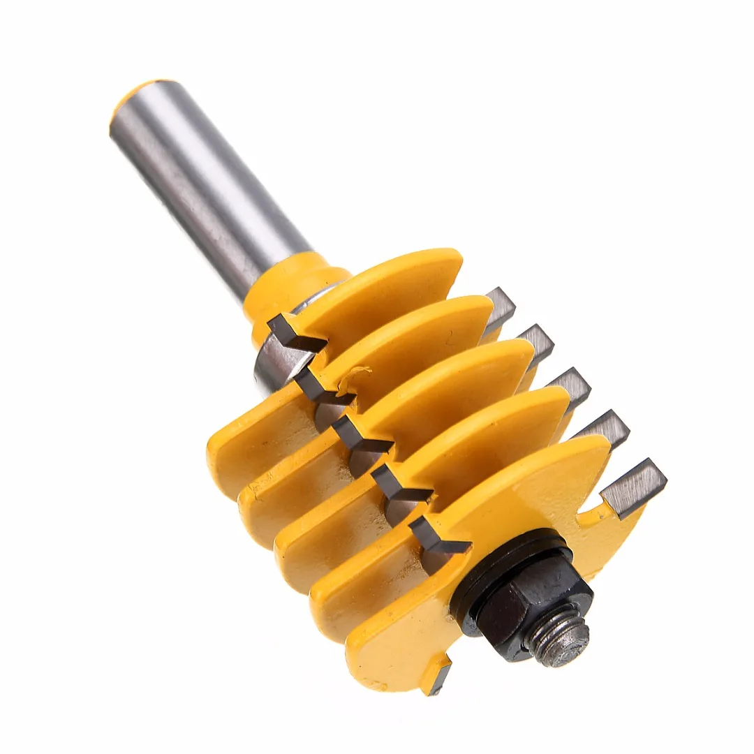 1/2 inch Shank Adjustable Box & Finger Joint Router Bit  Cone Tenon For Woodworking Cutter Power Tool