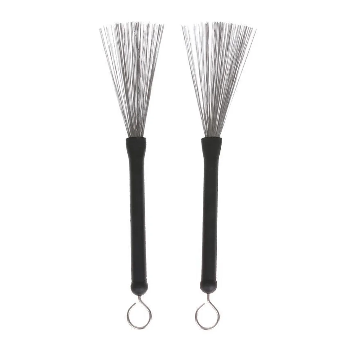 

2Pcs Retractable Loop End Drum Brushes For Jazz Drum Stick Musical Accessories